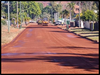Street Road Upgrade Works With Construction Vehicles in Progress — Lamont Civil Services Pty Ltd In Townview, QLD
