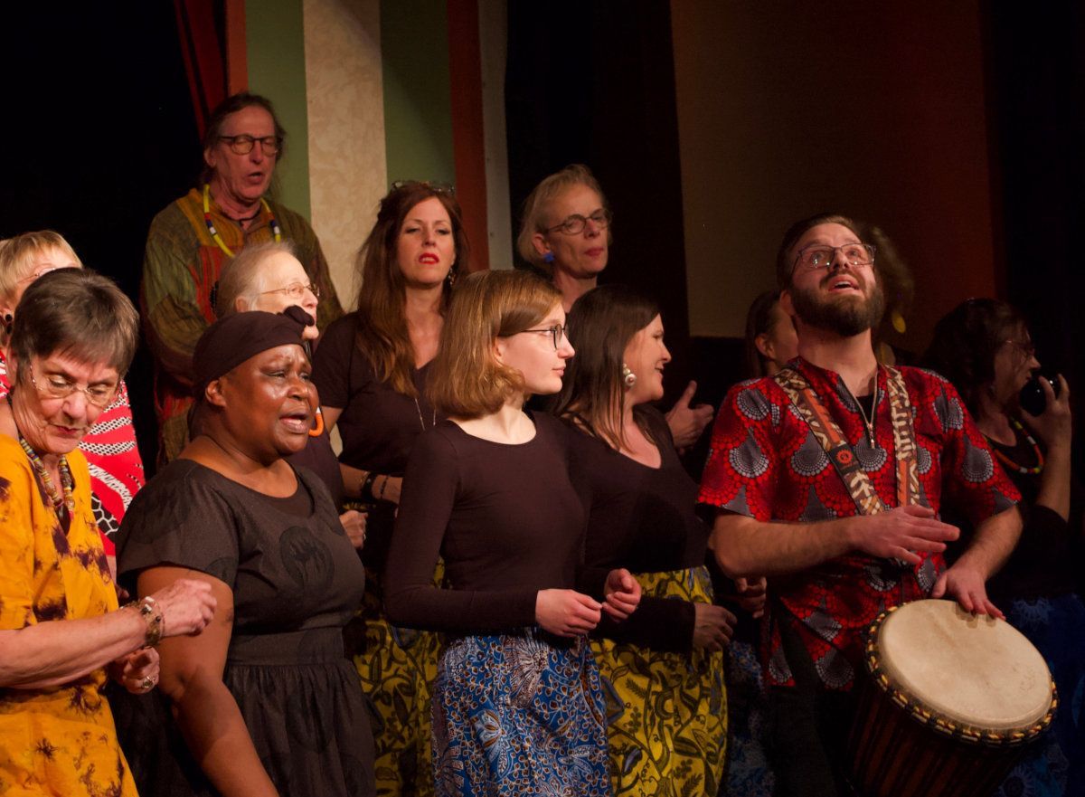 Max-Ole Tammen ist ganz ergriffen vom afrikanischen Gospel.