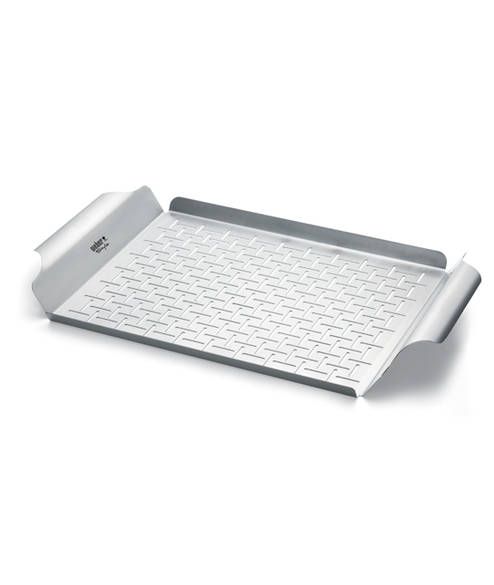 WEBER® STAINLESS STEEL GRILL PAN