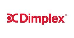 The dimplex logo is red and white on a white background.