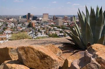 El Paso City View from Mountain