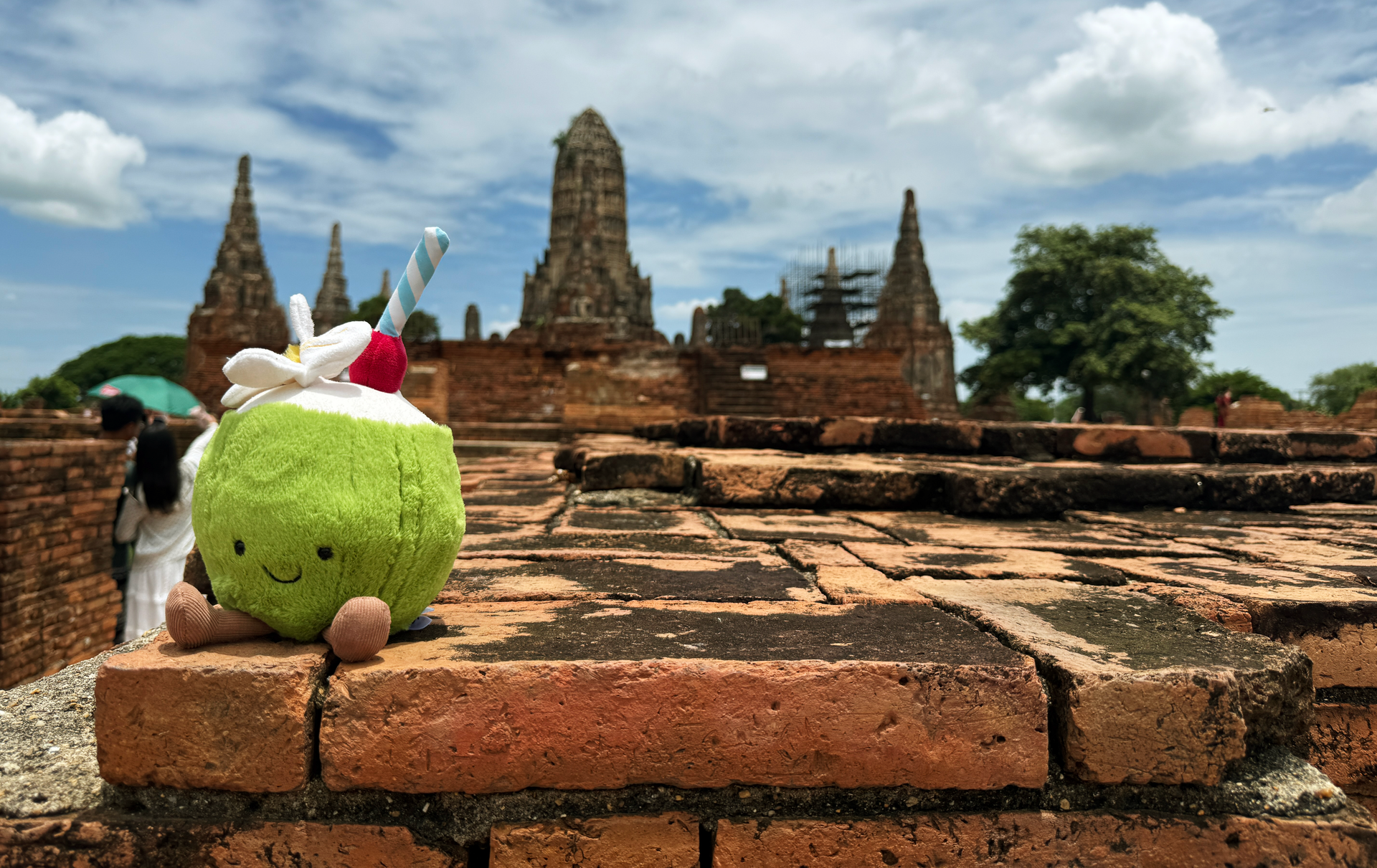 Ayutthaya temple ruins in Thailand with historic brick structures and ancient architecture near Bang