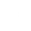 A house with a roof and two windows is in a circle.