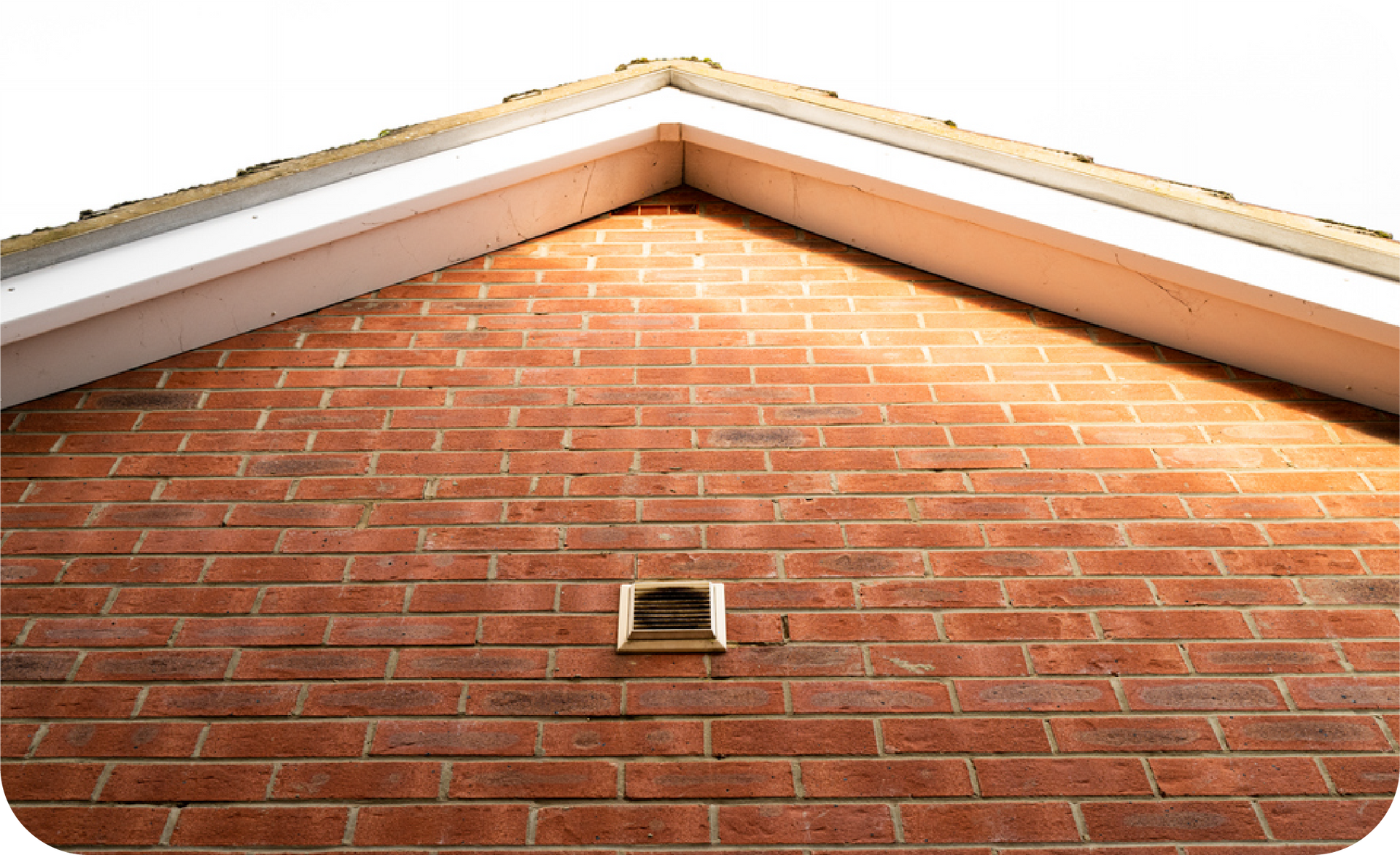 An attic with aluminum foil covering the ceiling