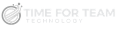 Time For Team Technology Logo in white.