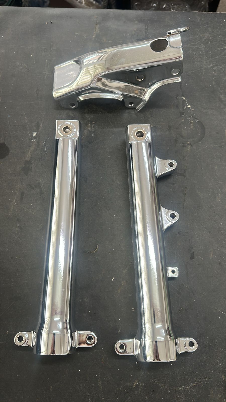 Resultado final do serviço de restauração de metais e cromagem especializada da Nakahara Nakabara.