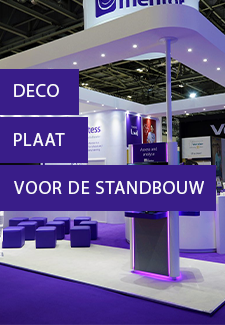Plaatmateriaal voor de standbouw