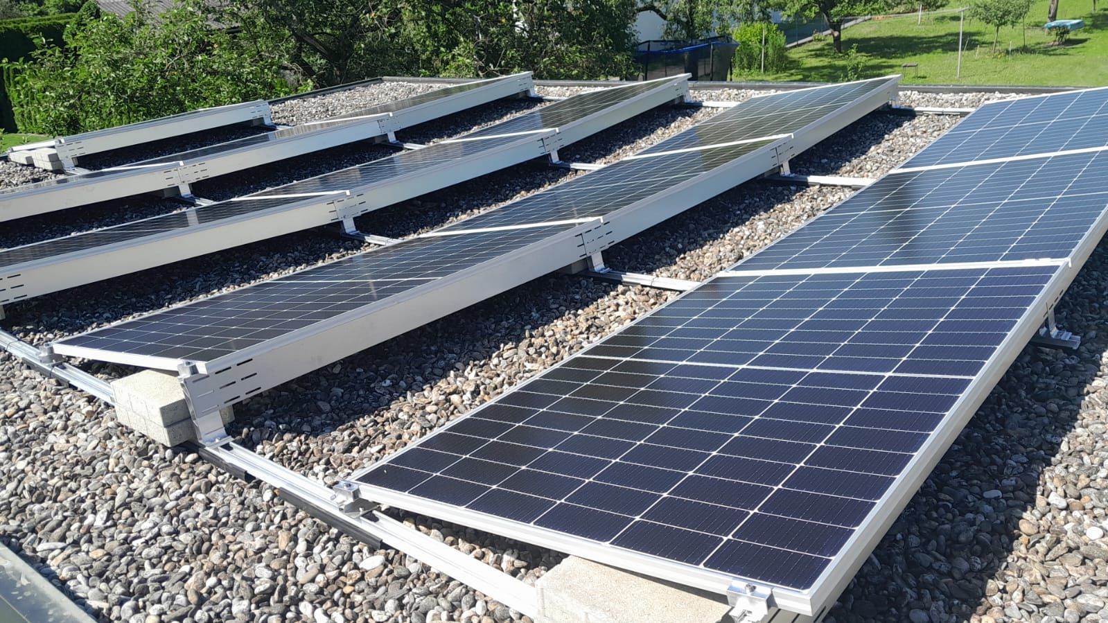 Photovoltaik Flachdach