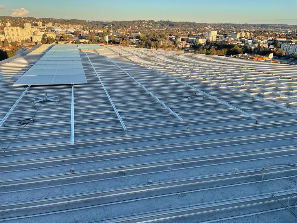Photovoltaik Flachdach