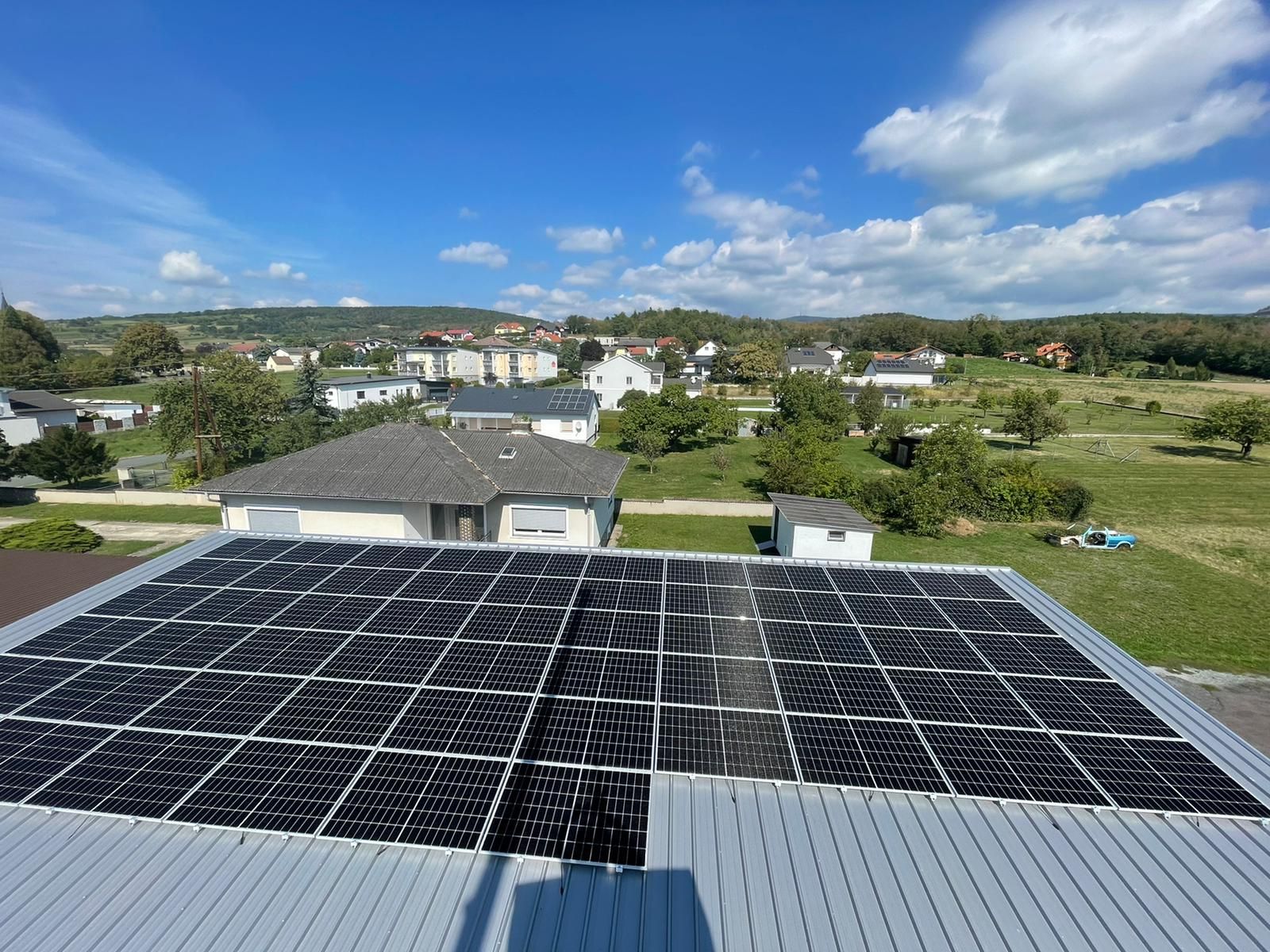 Photovoltaik Flachdach