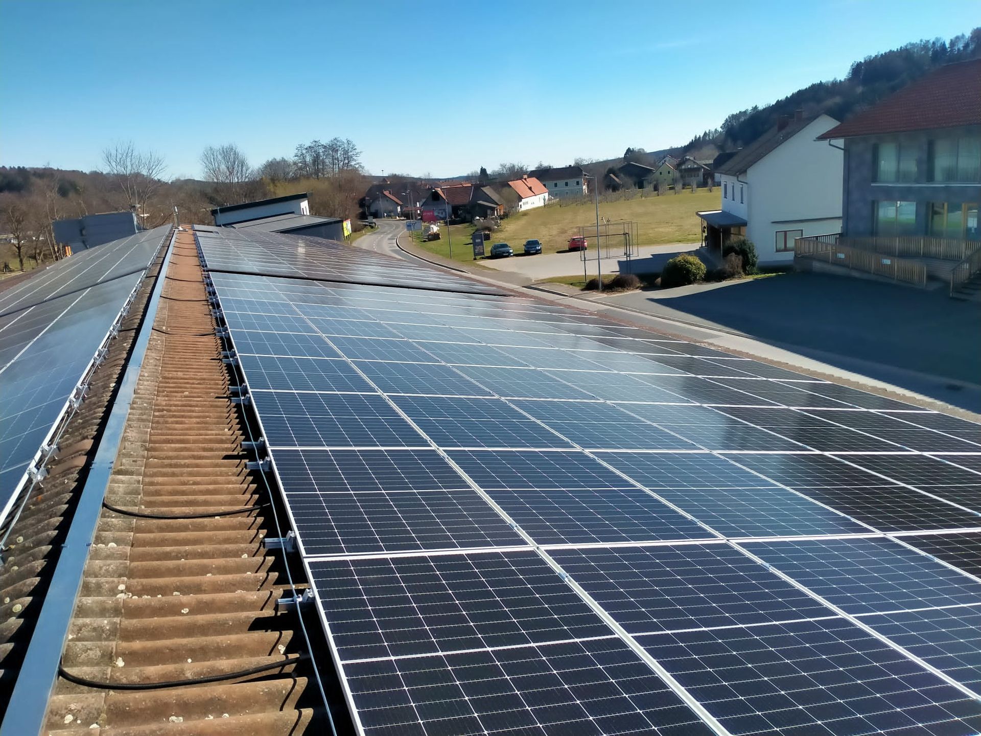 Photovoltaik Flachdach