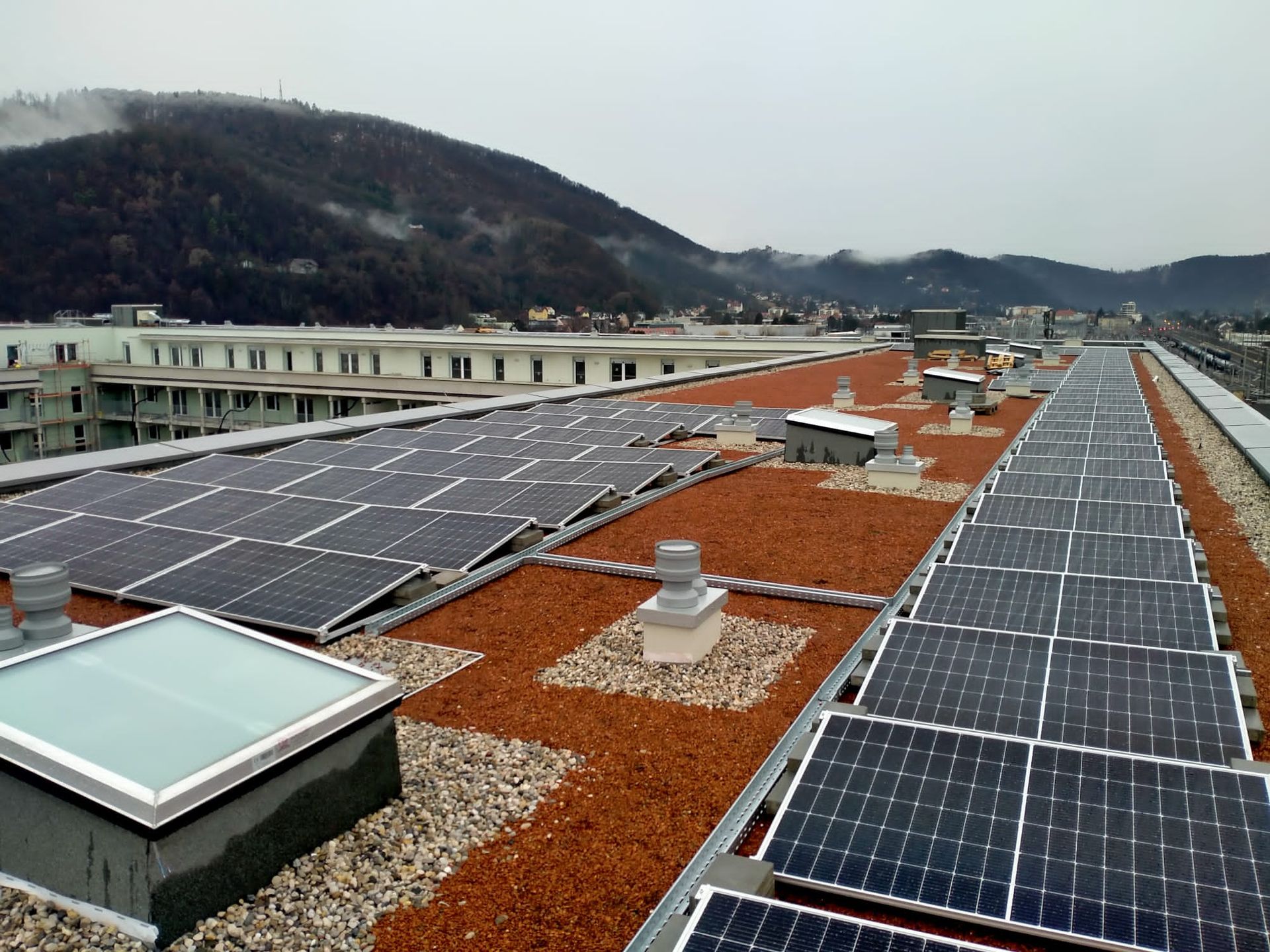 Photovoltaik Flachdach