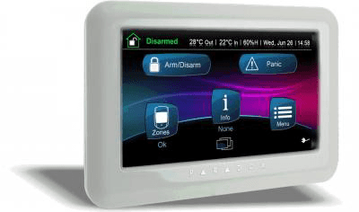 touchscreen security system
