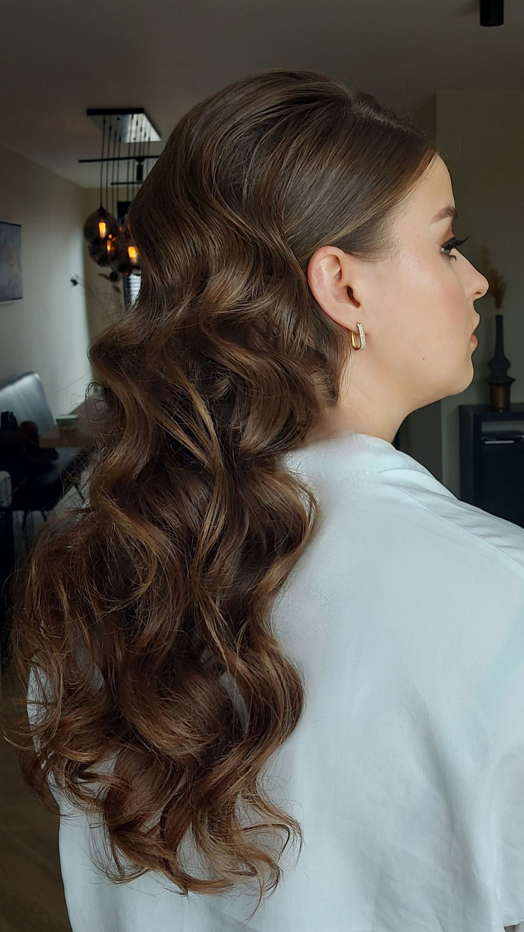 Een vintage bruidskapsel in een Old Money Style voor een high end bruid