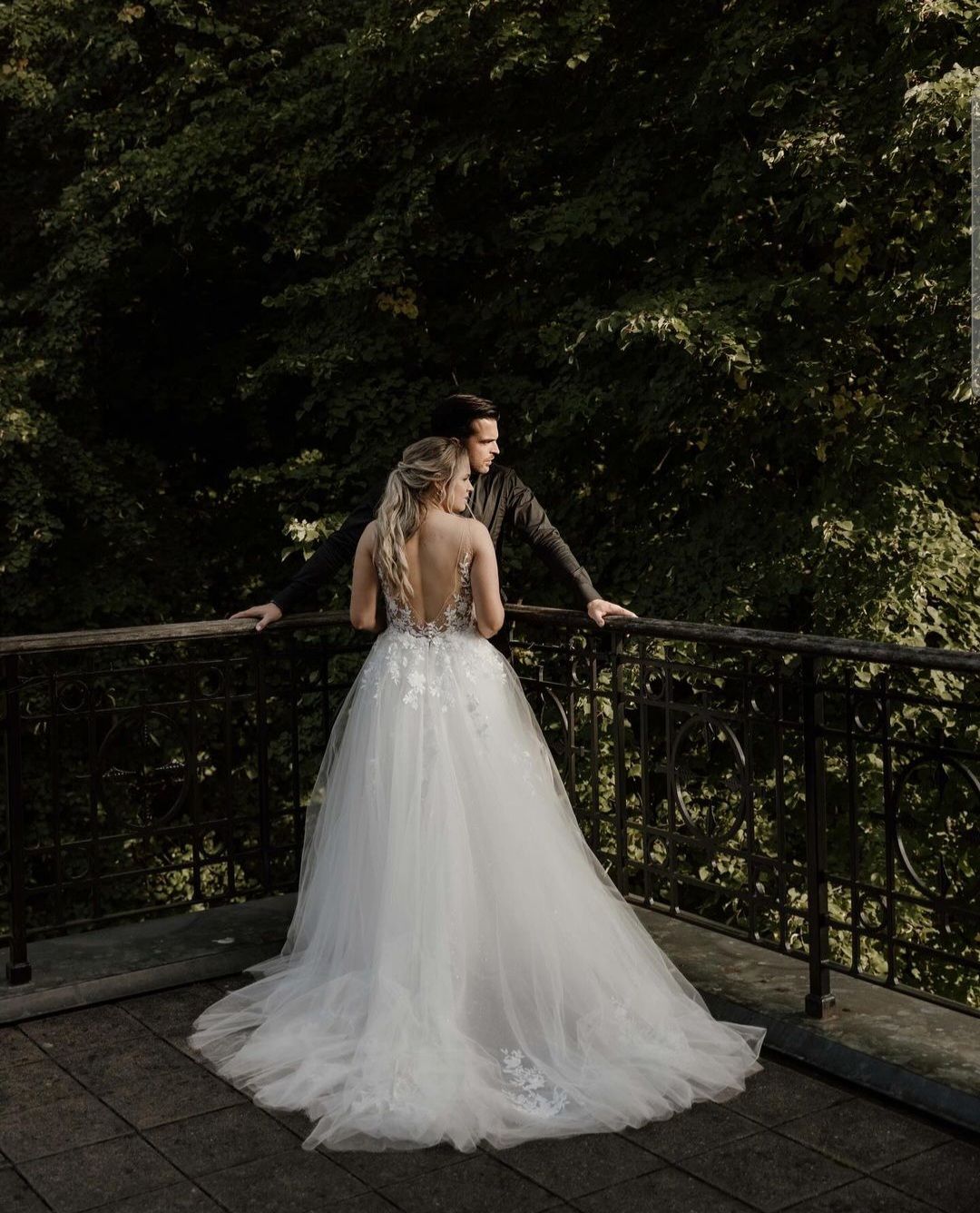 First look, high End bruidsstyling op locatie 