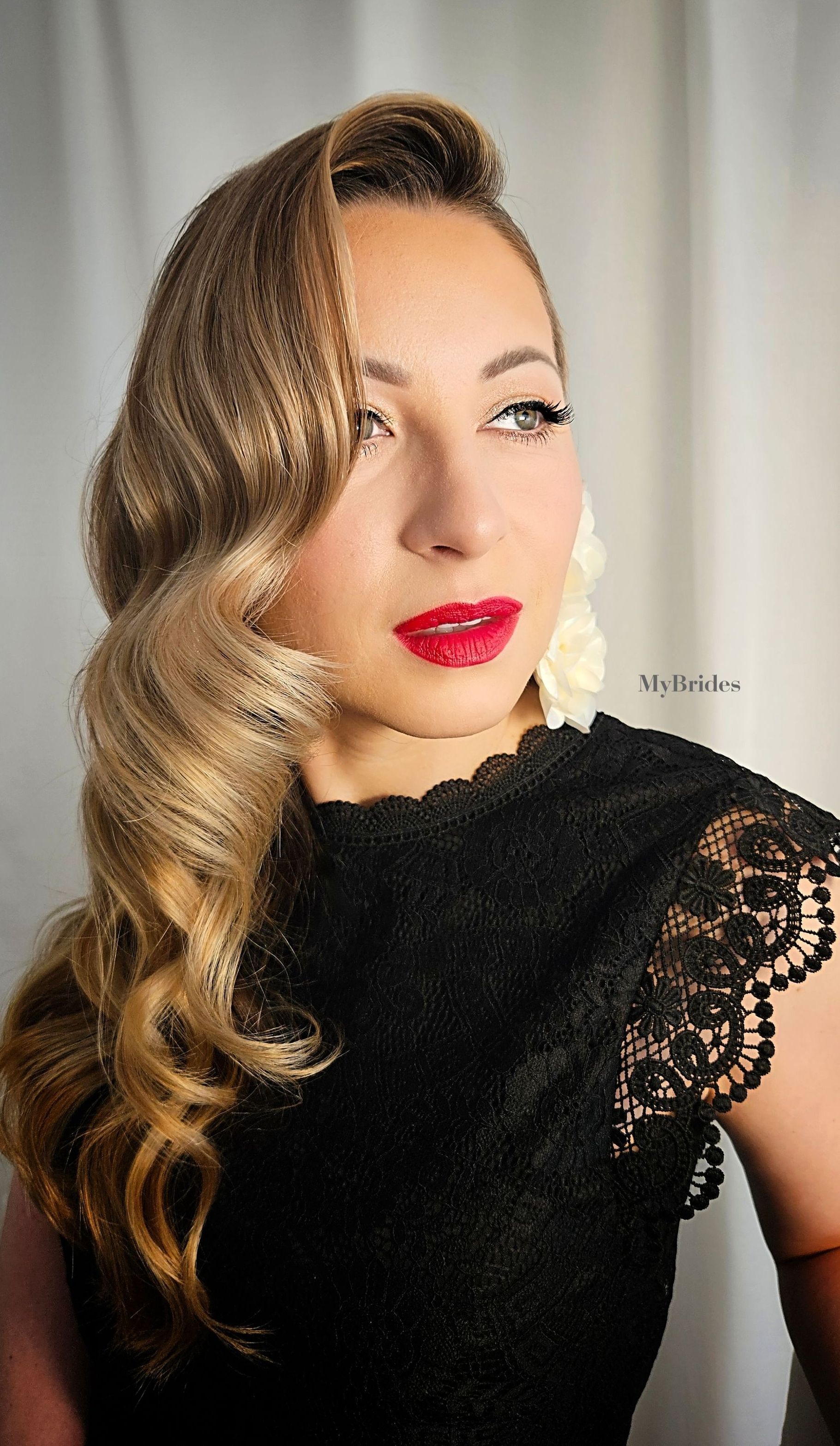 Red Carpet styling, visagie en haar, hollywood waves