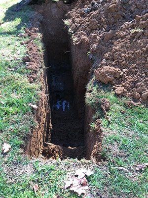 Septic tank view — Septic line fix in Abingdon, VA
