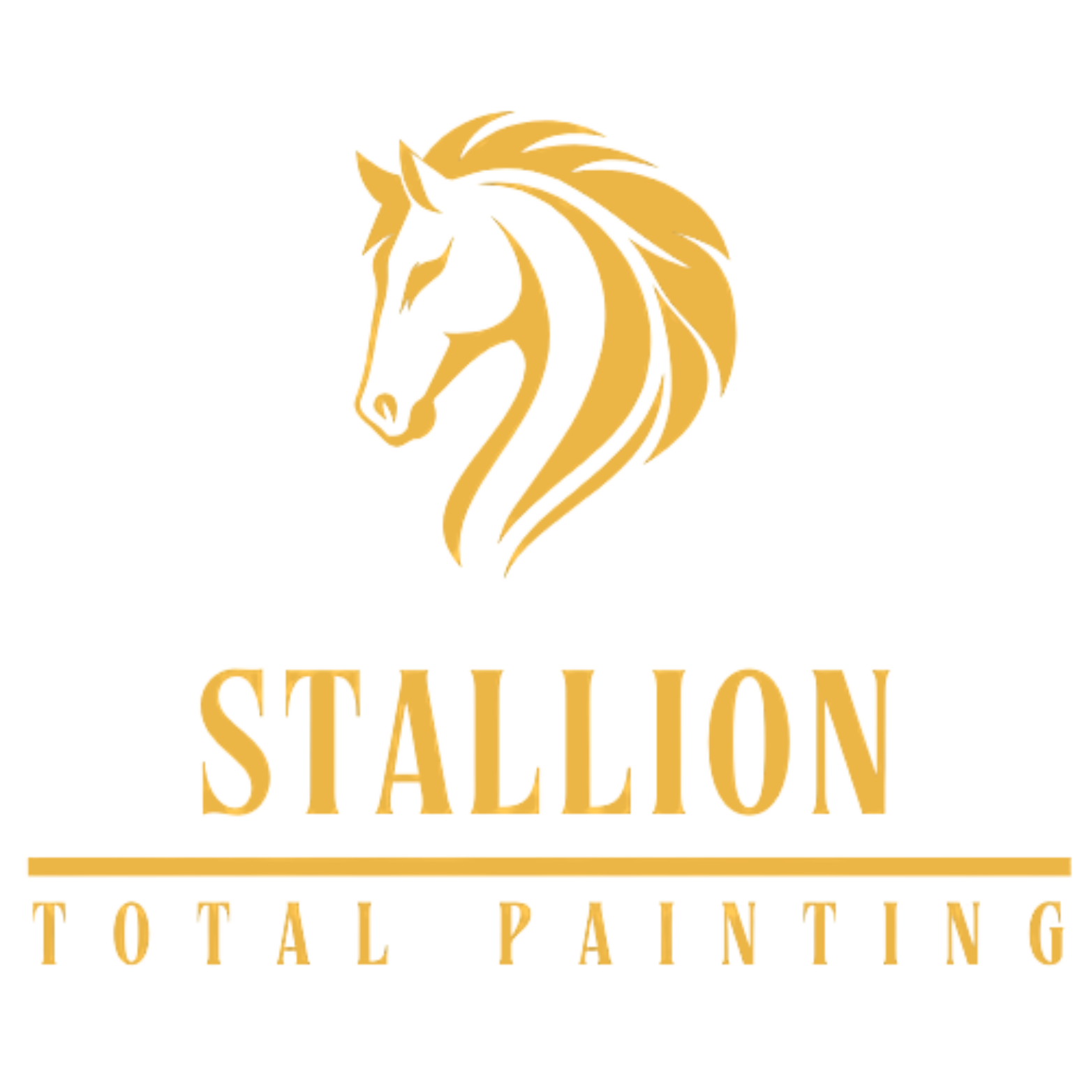 Gold stallion logo for 