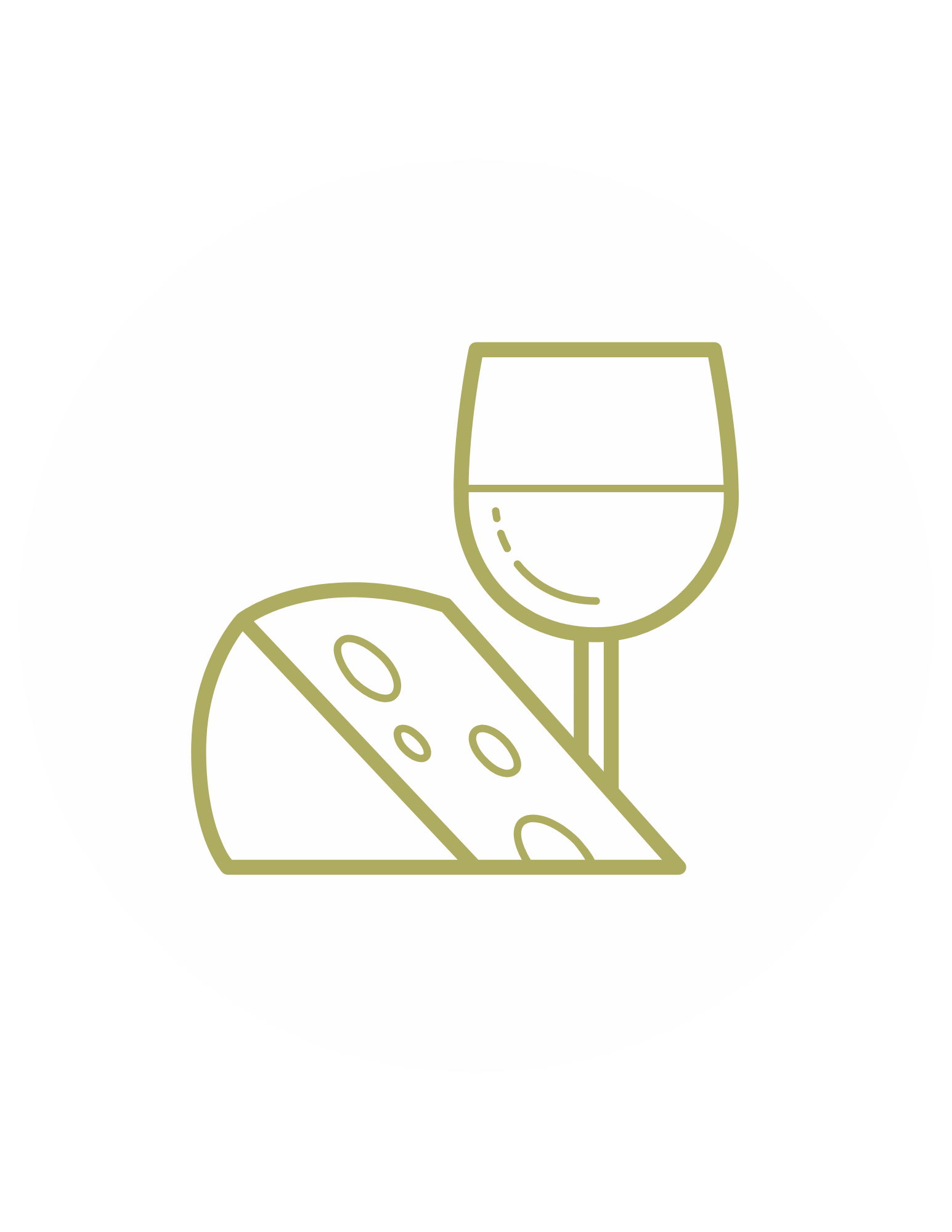 A slice of cheese next to a glass of wine.
