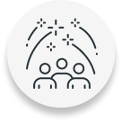 People watching fireworks.