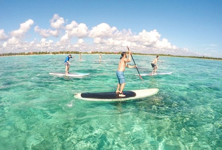 Tulum things to do - Standup Paddle Tour with Mexican Caribbean Kitesurf