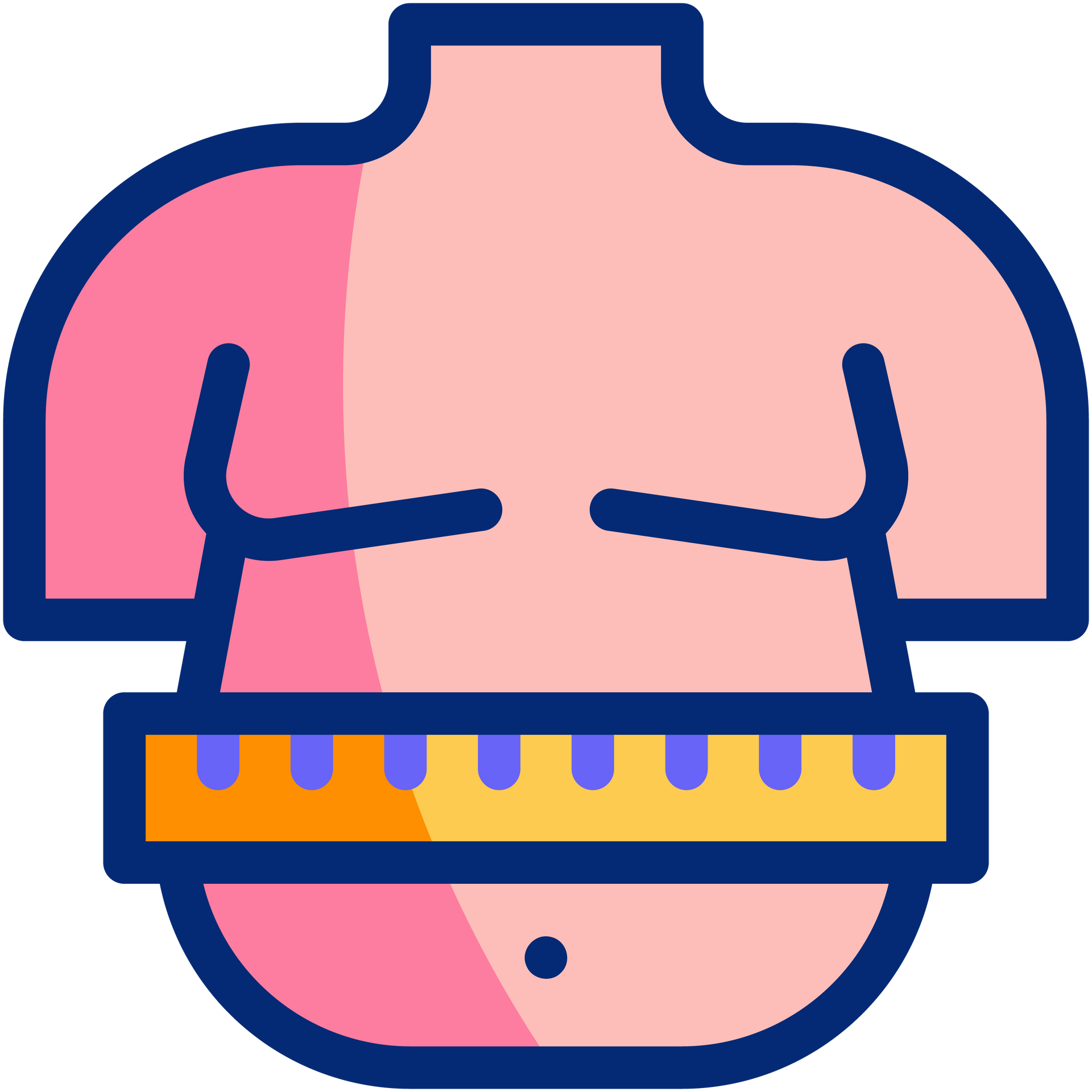 Överkropp med måttband runt midjan, som framhäver bukomfånget.