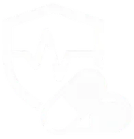 Vitt och blekt, den spöklika konturen av ett ansikte med otydliga drag är överlagrad på en hjärtform.