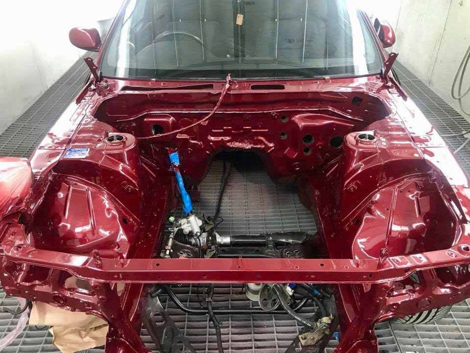 Car at Mechanic with Engine Removed — Trusted Car Mechanic in Canberra