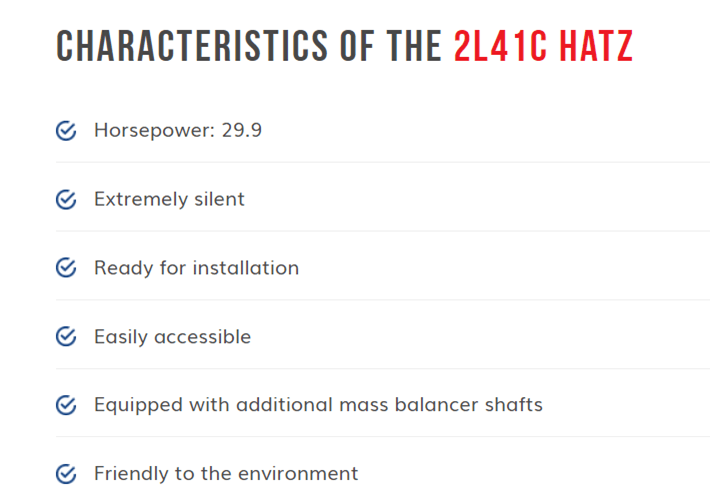 2L41C HATZ Characteristics — Melbourne, VIC — Renseal