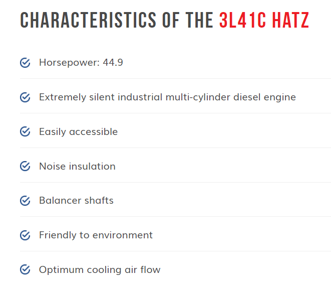 3L41C HATZ Characteristics — Melbourne, VIC — Renseal