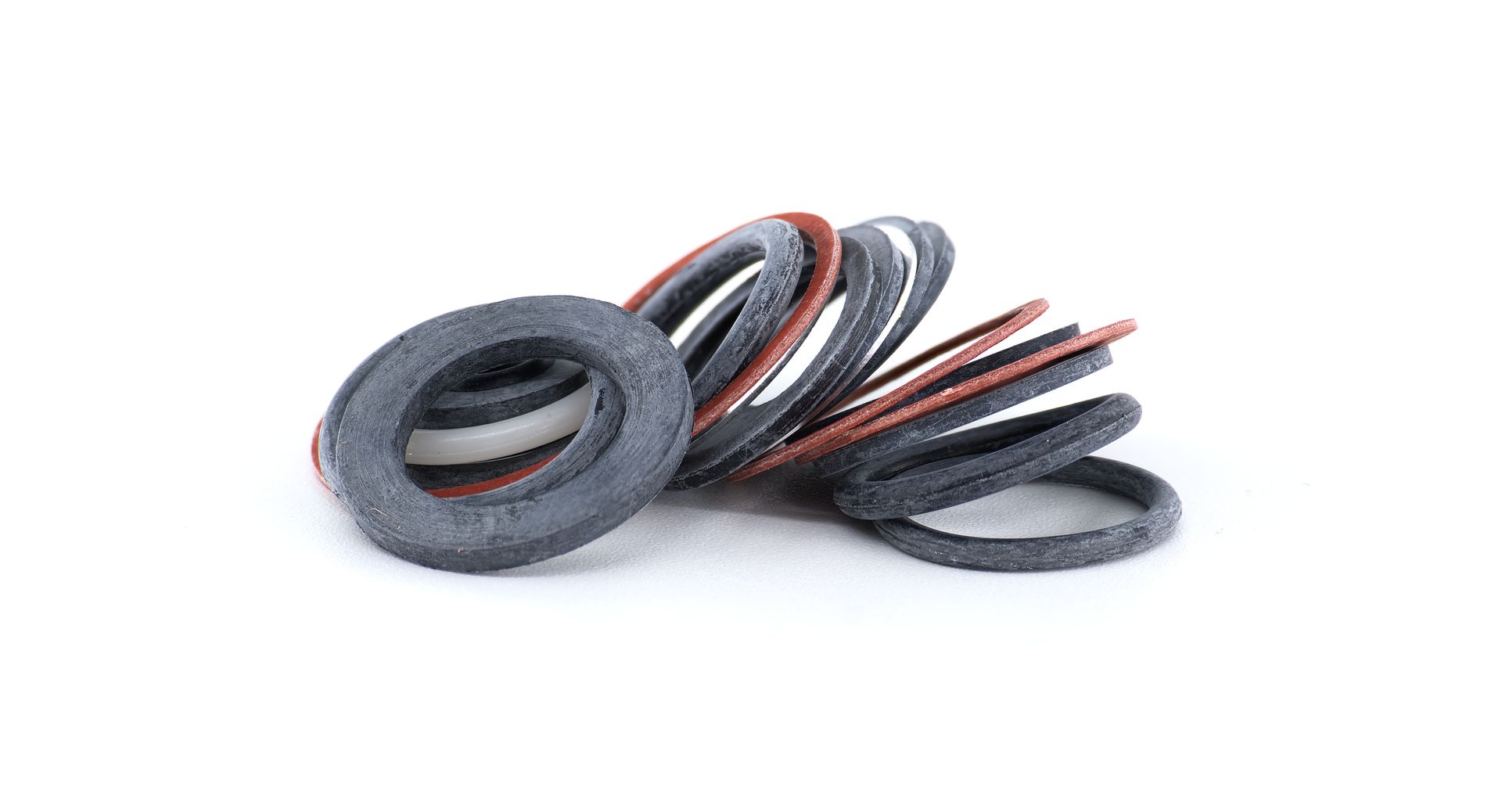 A variety of O-rings.