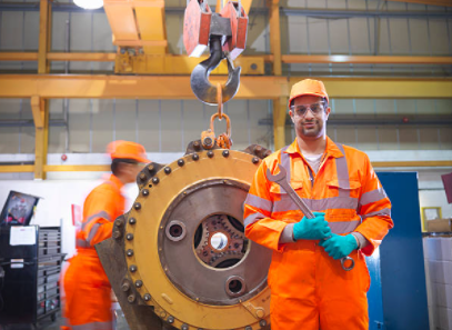 Engineer with Spanner in Front of Gear Box — Melbourne, VIC — Renseal