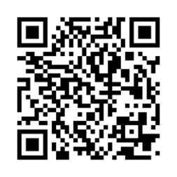 QR code, black and white, containing encoded data, likely a link or information.