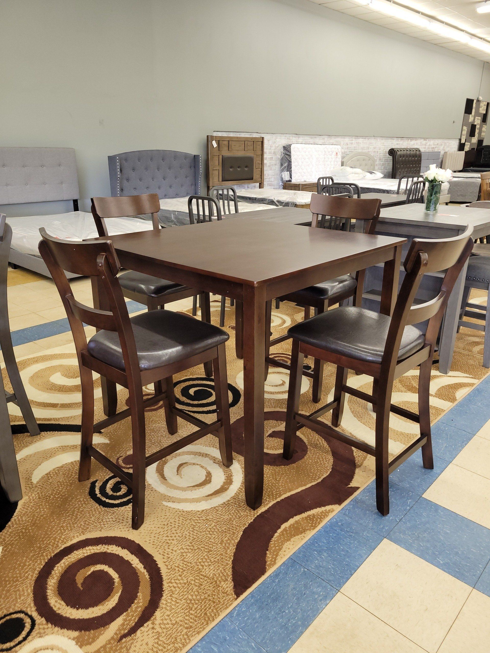 Counter Cherry Dinette | Eden, NC | Eden Mattress and Furniture