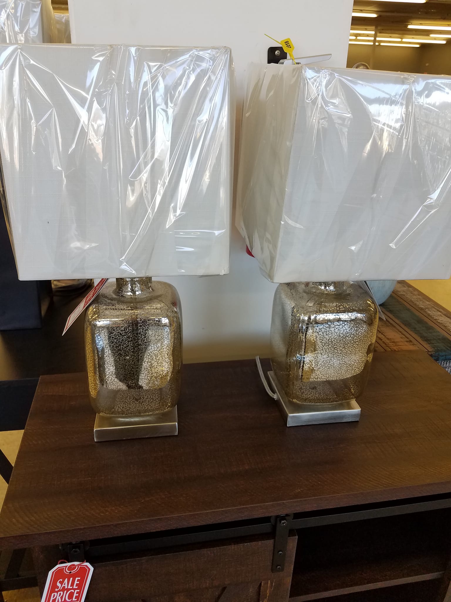 Two golden bedside lamps | Eden, NC | Eden Mattress and Furniture