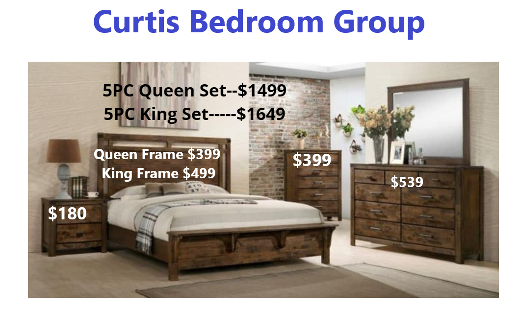Rustic Oak Bedroom Set | Eden, NC | Eden Mattress and Furniture