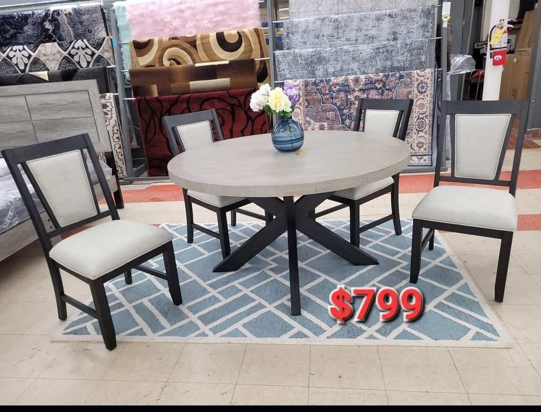 Crown Mark Casual Dinette Set | Eden, NC | Eden Mattress and Furniture