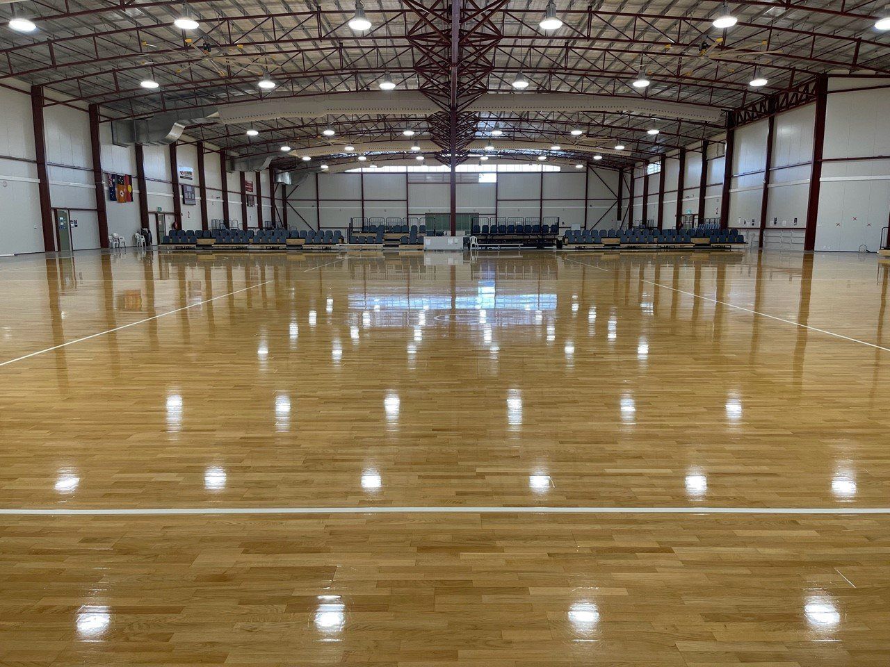 Sports floor big stadium - Vinyl Plank - Outback Floors
