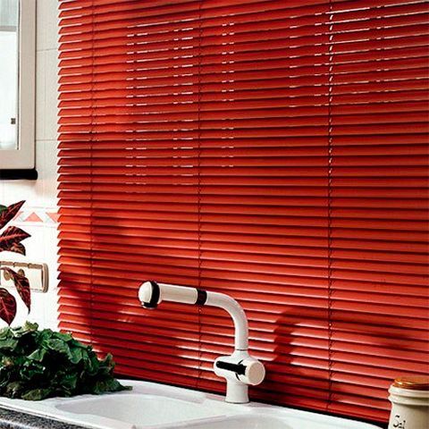 Persianas horizontais de alumínio 16x25mm