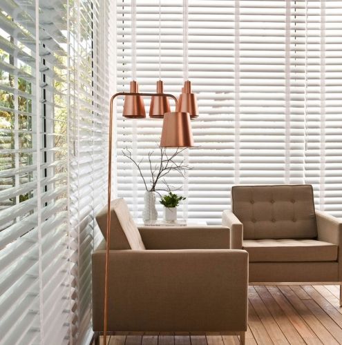 Persianas horizontais de alumínio 50mm