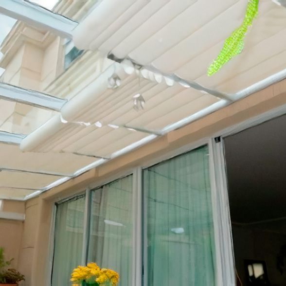 Persiana para teto de vidro