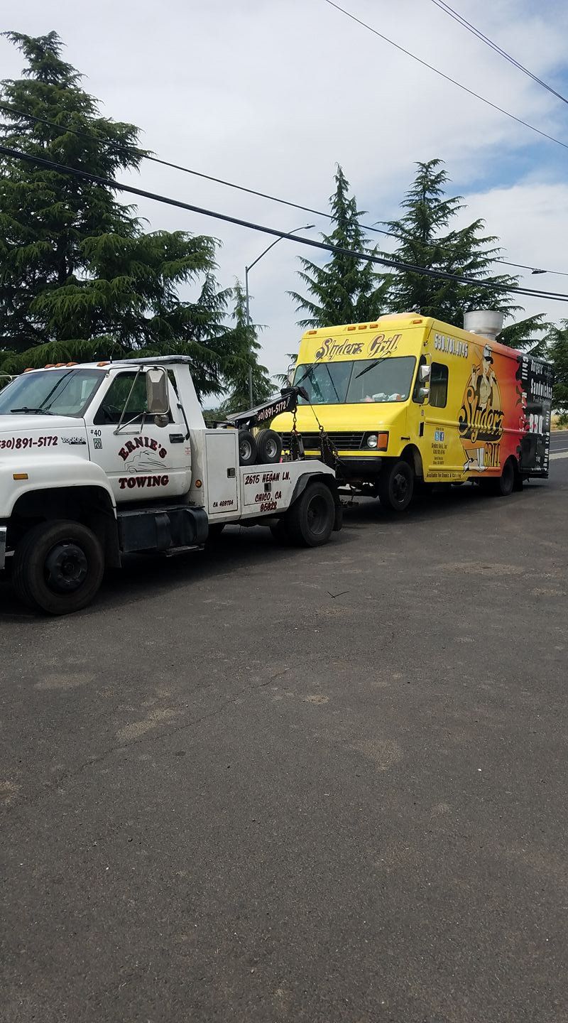 Towing Food Truck — Chico, CA — Ernie’s Towing