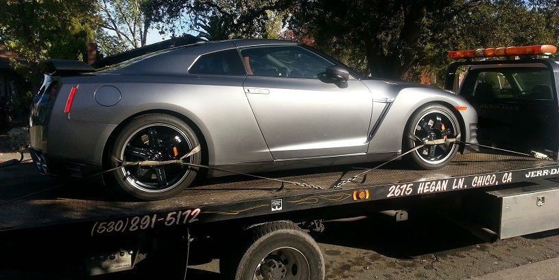 Towing Sports Car — Chico, CA — Ernie’s Towing