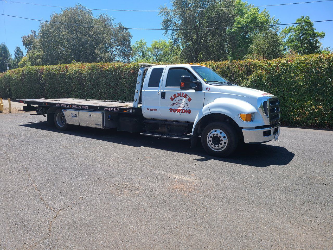 Tow Truck — Chico, CA — Ernie’s Towing