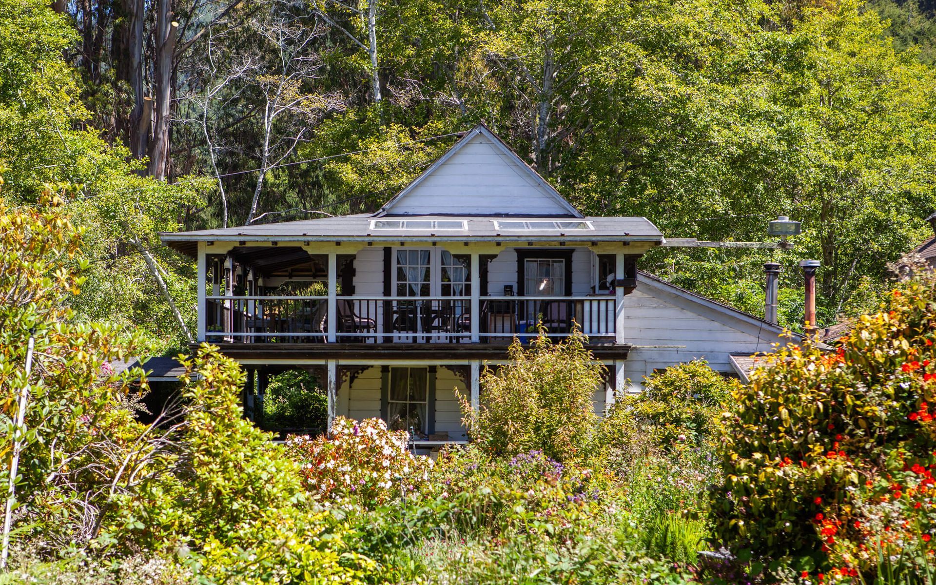 The original Farmhouse from the 1860's at Howard Creek Ranch.