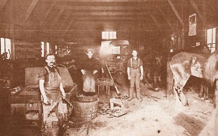 Workers at the Howard Creek Ranch on the Northern Mendocino Coast.