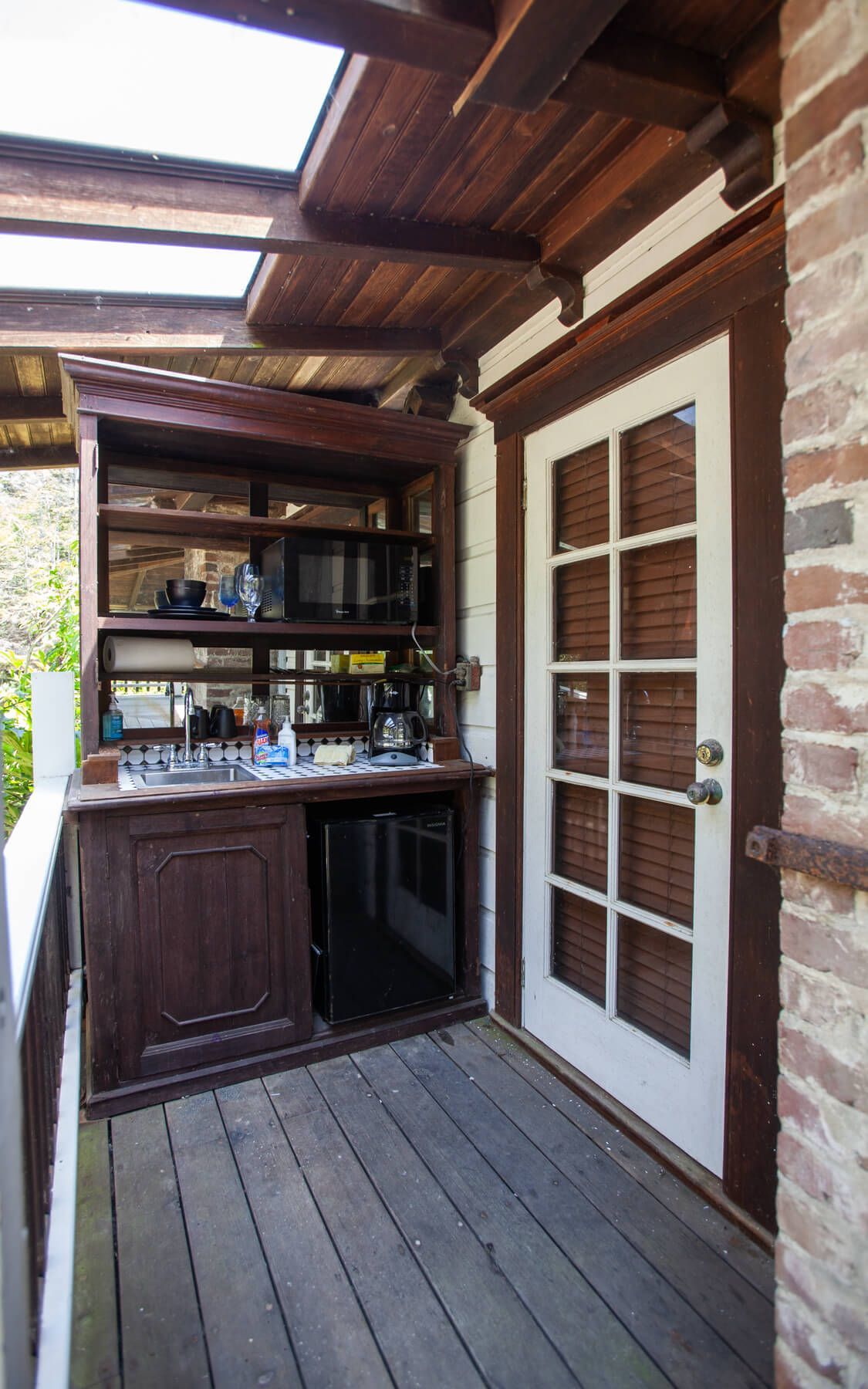 The Lucy Room getaway at the Howard Creek Ranch on the Mendocino Coast.