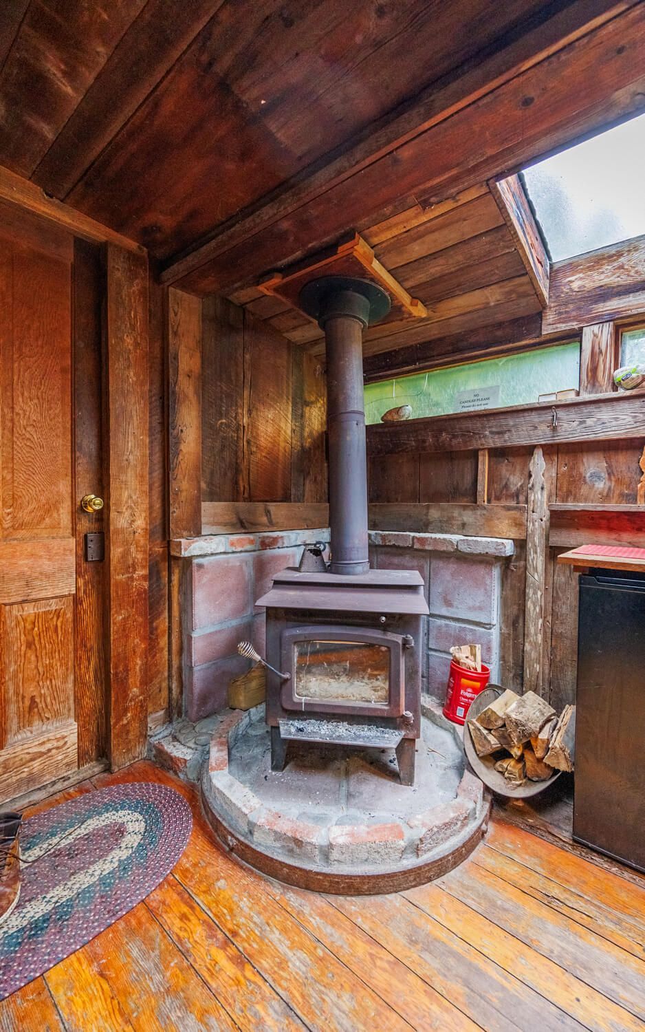 The Meadow Cabin getaway at the Howard Creek Ranch on the Mendocino Coast.