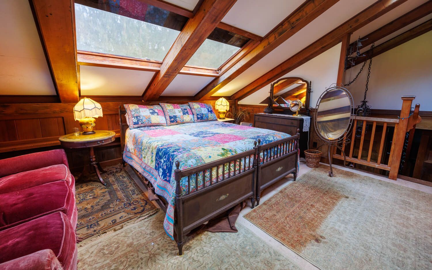 The Redwood Suite getaway at the Howard Creek Ranch on the Mendocino Coast.