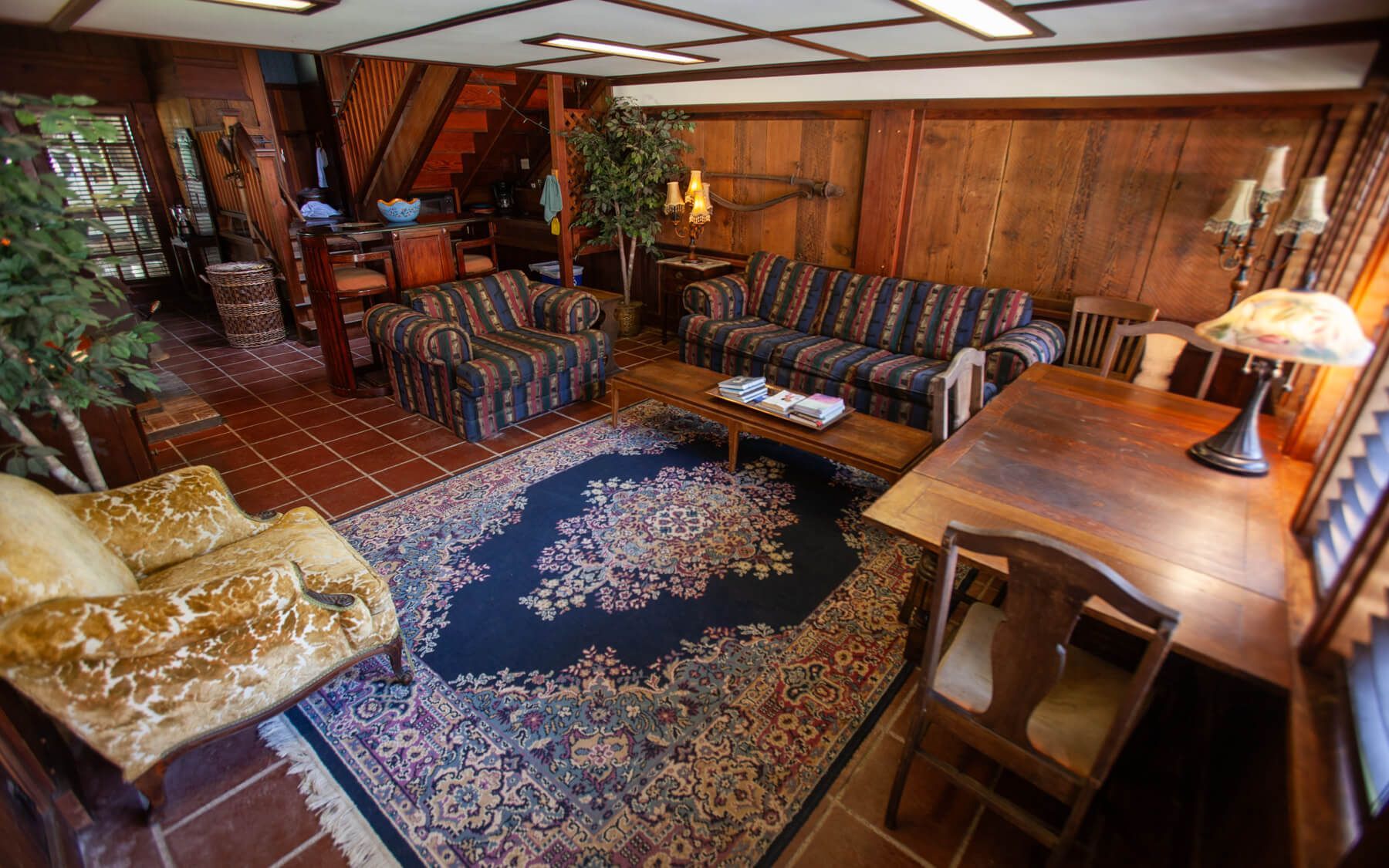 The Redwood Suite getaway at the Howard Creek Ranch on the Mendocino Coast.